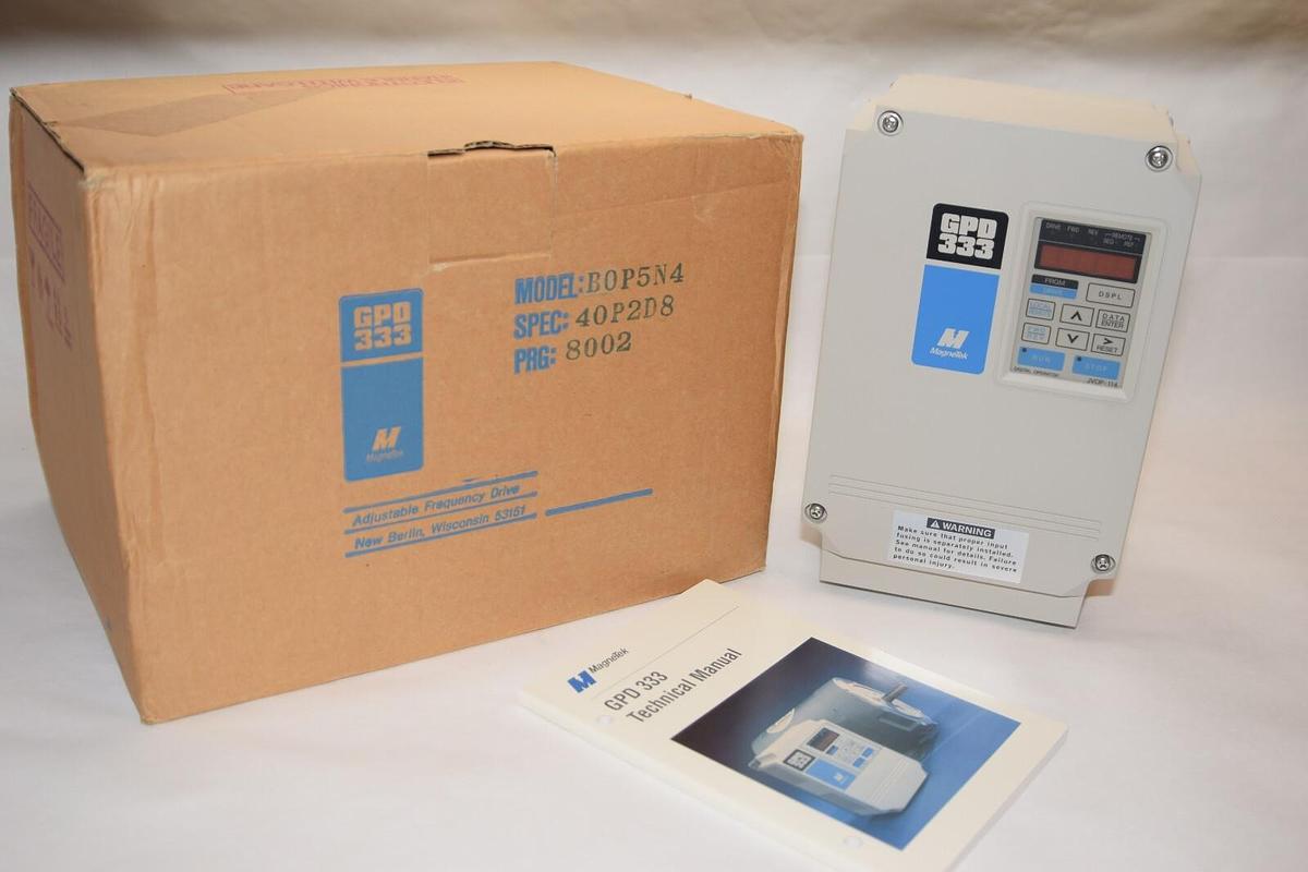 (NEW) MAGNETEK GPD333-B0P5N4 8002 B0P5N4 460V 3Ph Adjustable Frequency Drive