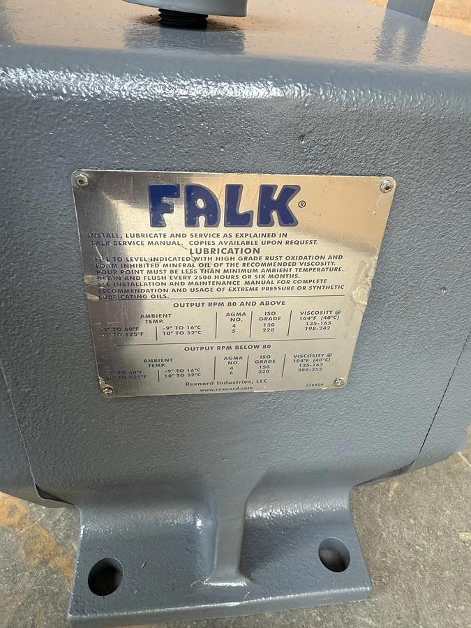 FALK RK2040FC2A Gear Box Speed Reducer Ratio 2.76 LR 1.4 SF 1750/640rpm *NEW*