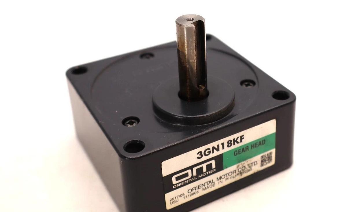 Used ORIENTAL MOTOR 3GN18KF Gear Head