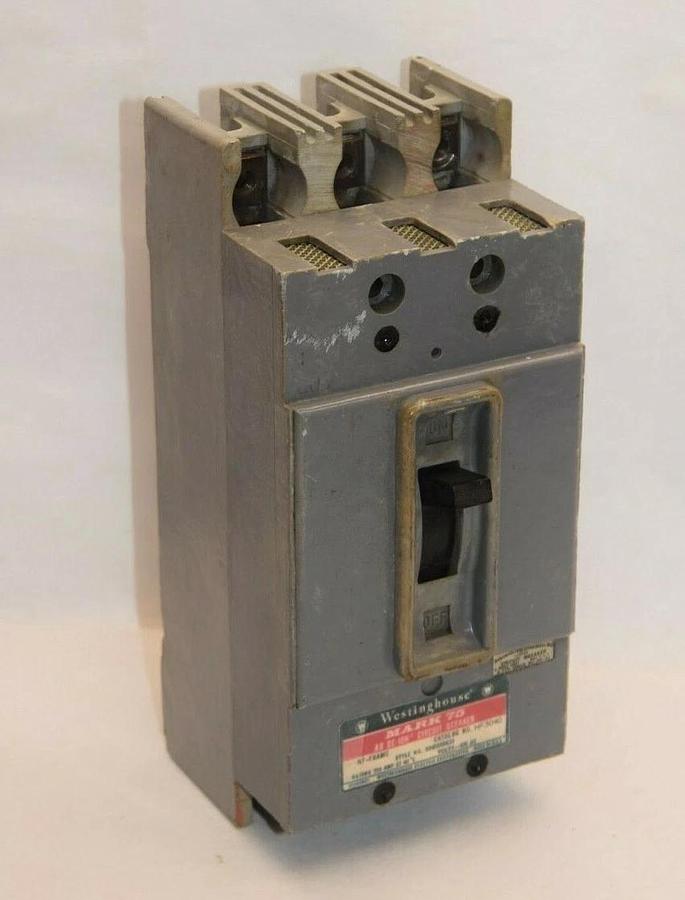 Used WESTINGHOUSE HF3040 HX-61 3P 40A 40 Amp 40 A HF-Frame Mark 75 Circuit Breaker
