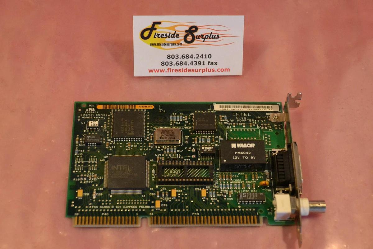 Used INTEL LAN ADAPTER CIRCUIT BOARD PB307708-004 PB307708 004 PB307708004 PO4085344