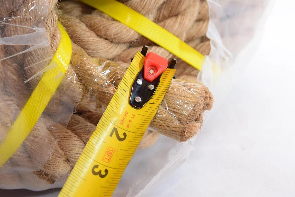 (NEW) YUZENET 1-1/2" x 85' Twisted Manila Rope Juet Rope