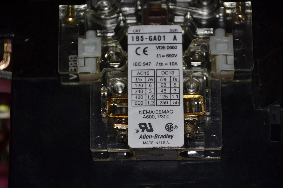 ALLEN BRADLEY Contactor 100-NX185 100 NX185 100NX185 SER. B COIL 120 V  NEW