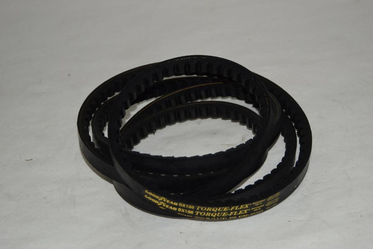 (New) Goodyear BX106 Cogged V-Belt BX 106 Vbelt BX-106 V Belt