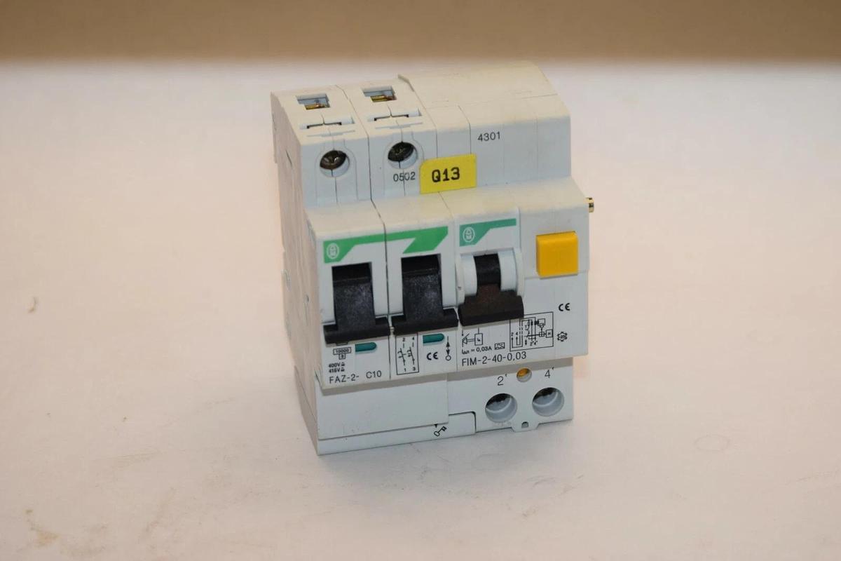 Used KLOCKNER-MOELLER RELAY MODULE FAZ-2-C10 FIM-2-40-0,03 FIM 2 40 0 03 FIM240003