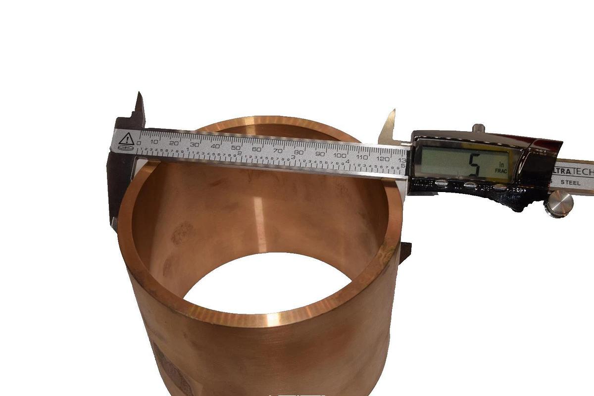 5" x 4-1/2" x 4" Brass Bushing (New)