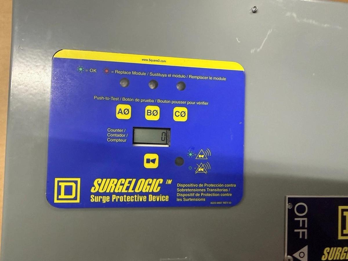 SQUARE D Surgelogic QMB Surge Protection Device QMB4IMA24 3ph 480y/277v 4w 240kA