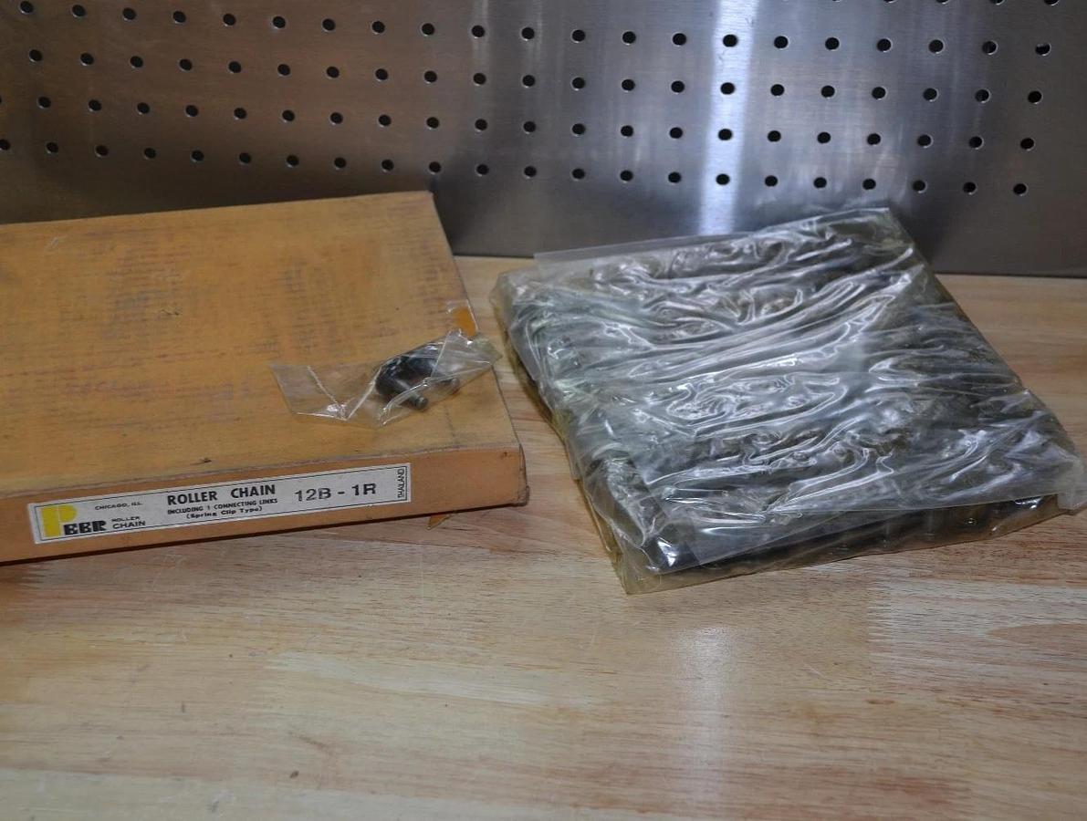 PEER 10' ROLLER CHAIN 12B-1R 12B1R 12B 1R 10 FEET (NEW)