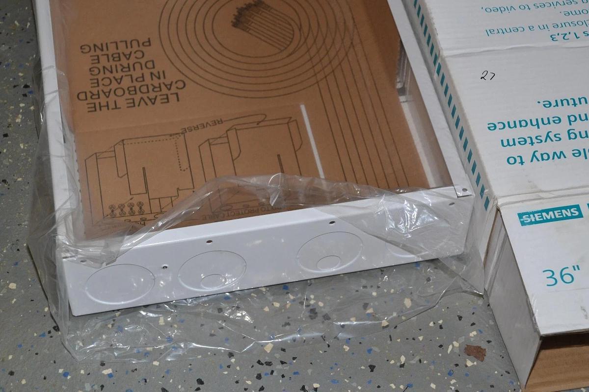 Used SIEMENS NE36 Structured Wiring Network Enclosure No Cover 36" 36-Inch cat5 cat6