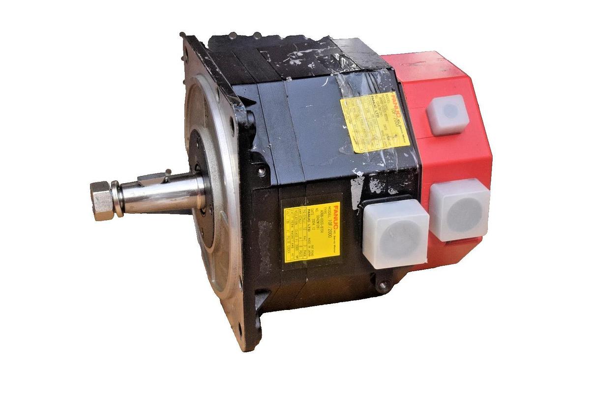 FANUC Servo Motor 10F/2000 A06B-0355-B756 W/ PULSECODER A860-0360-V501AC (NOS)