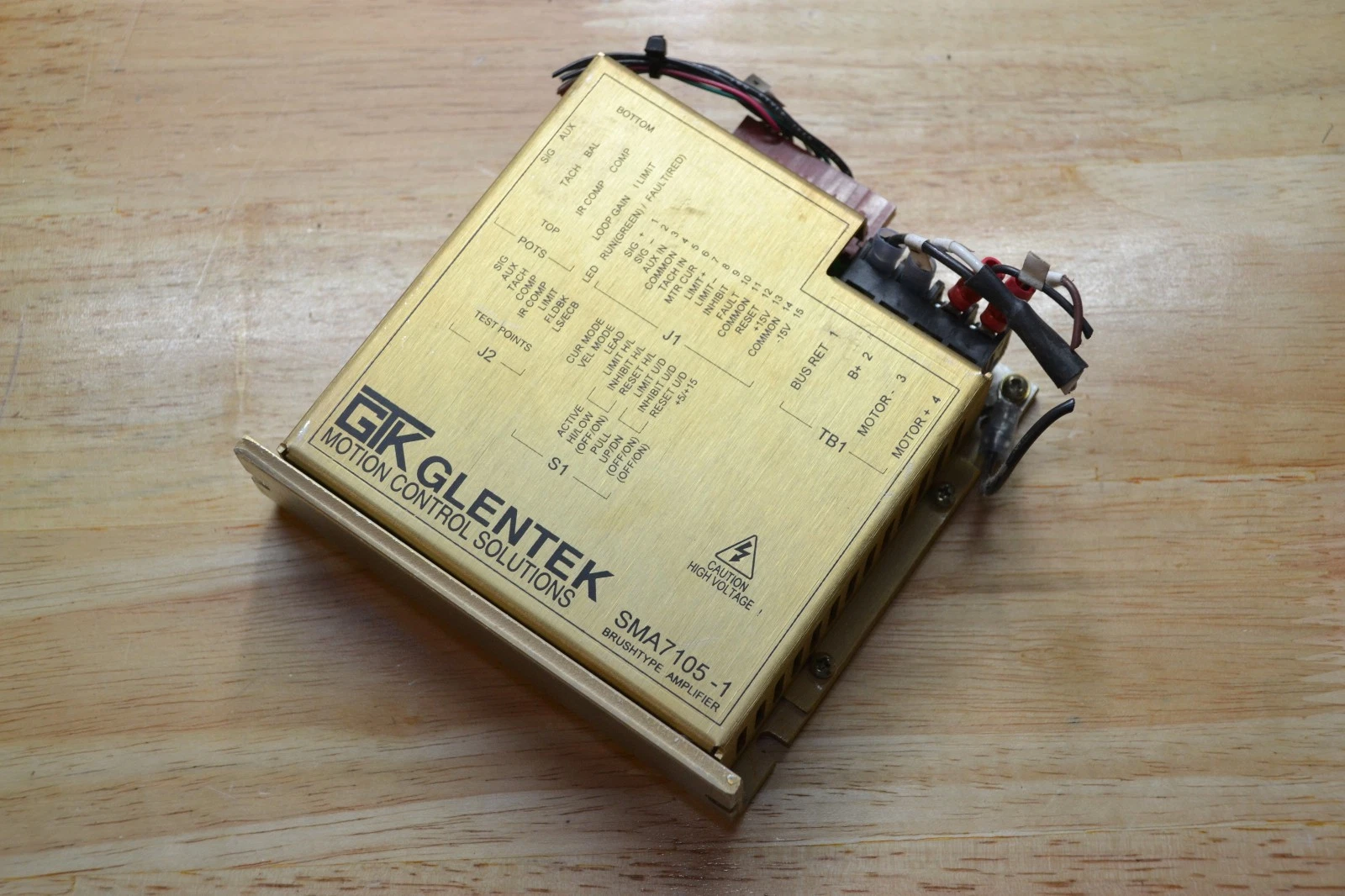 Used Glentek SMA7105-1 Brushtype Amplifier SMA7105-018-004B-1 SMA7105 3491123-3