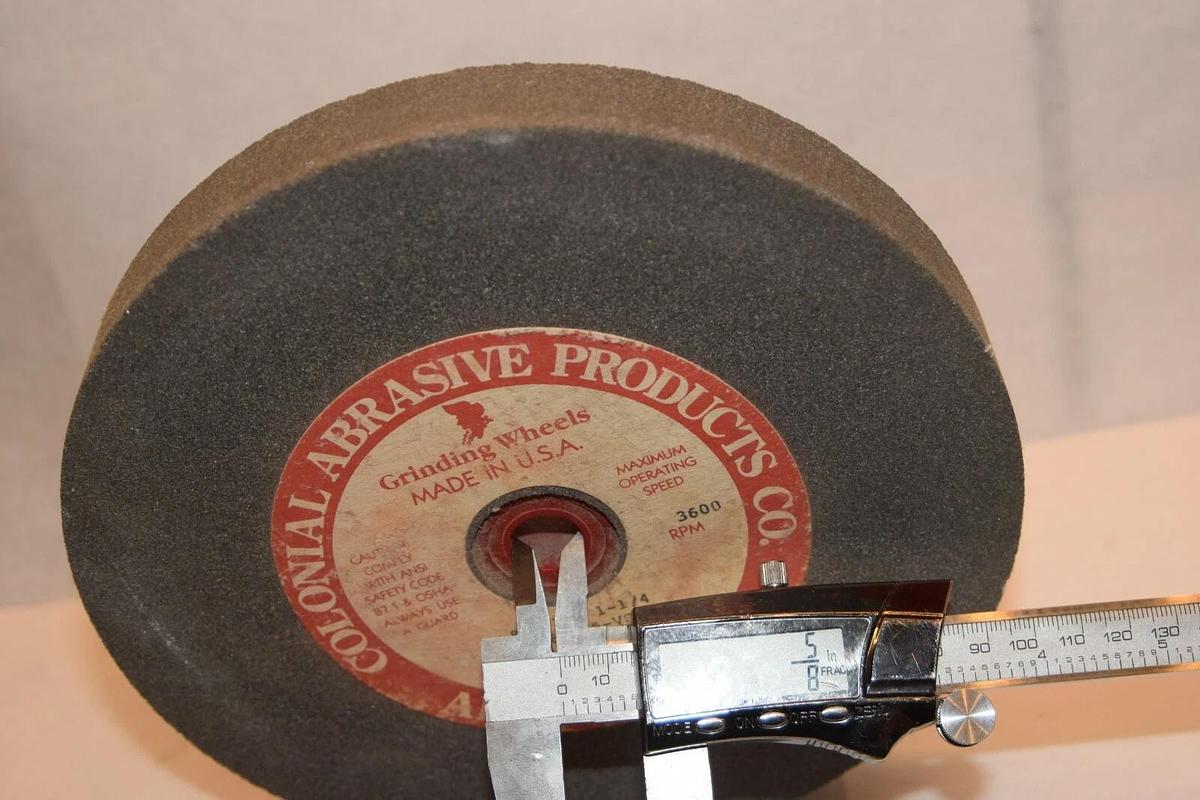 (NEW) COLONIAL ABRASIVE PRODUCTS 810060M 8" TA60-M5-VSD1 Grinding Wheel