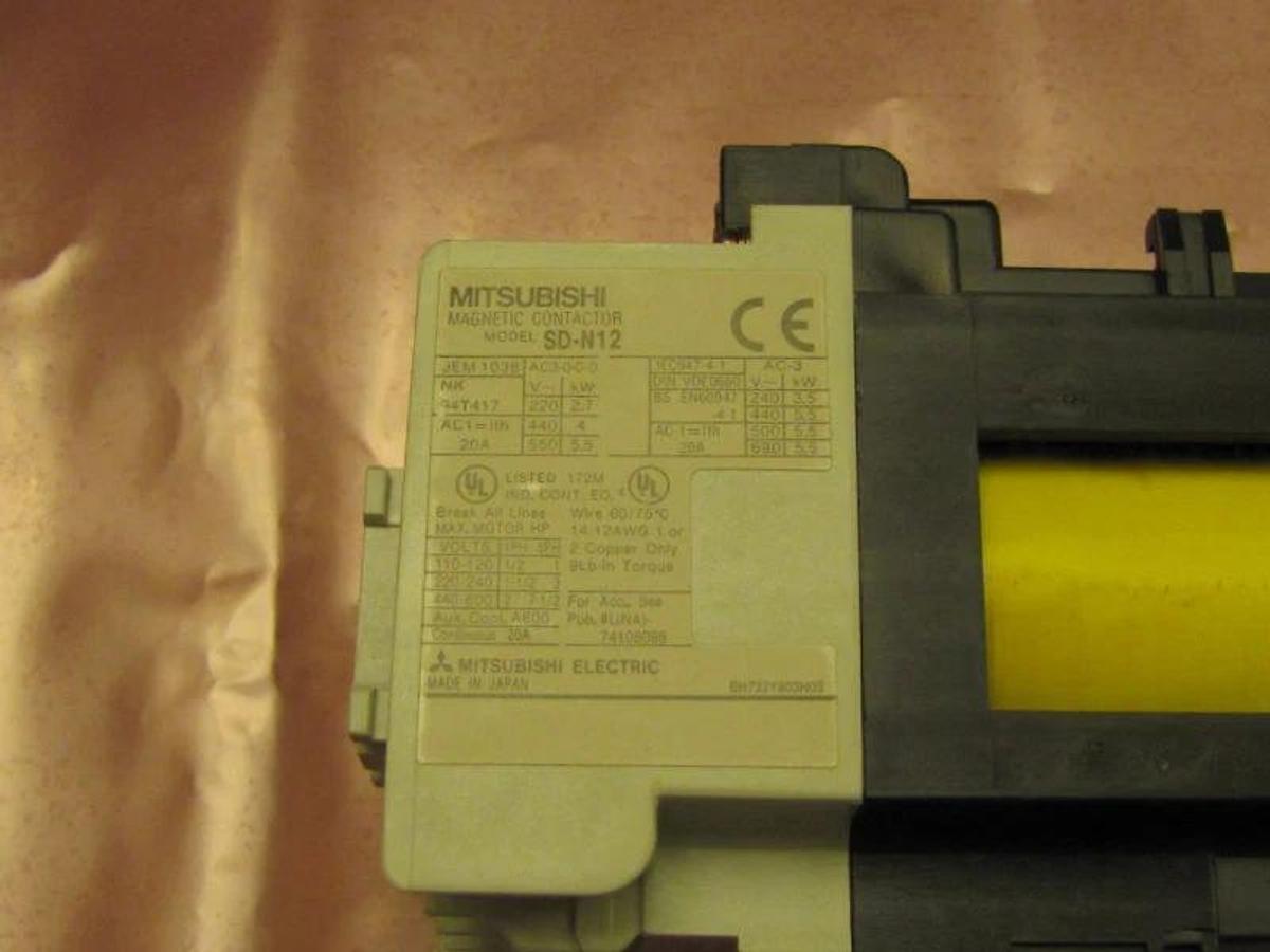 Mitsubishi Contactor SD-N12 SDN12 SD 24vdc coil NIB