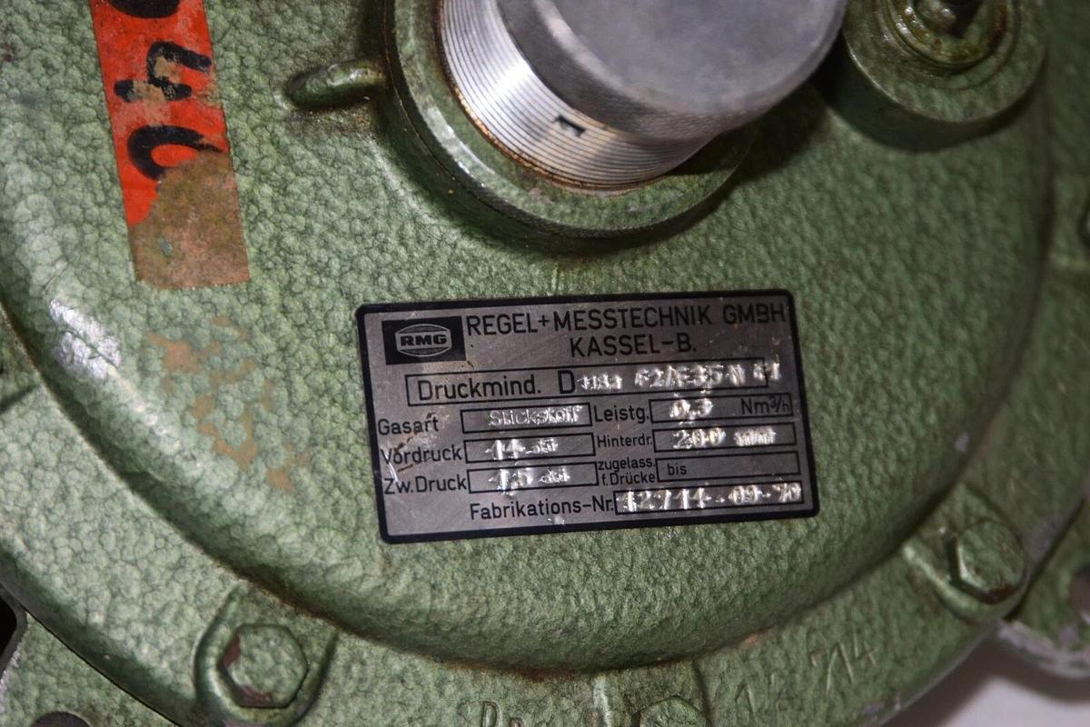 (NEW) REGEL + MESSTECHNIK D118A.F2/F3.5.N.F1 200mm Gas Pressure Regulator