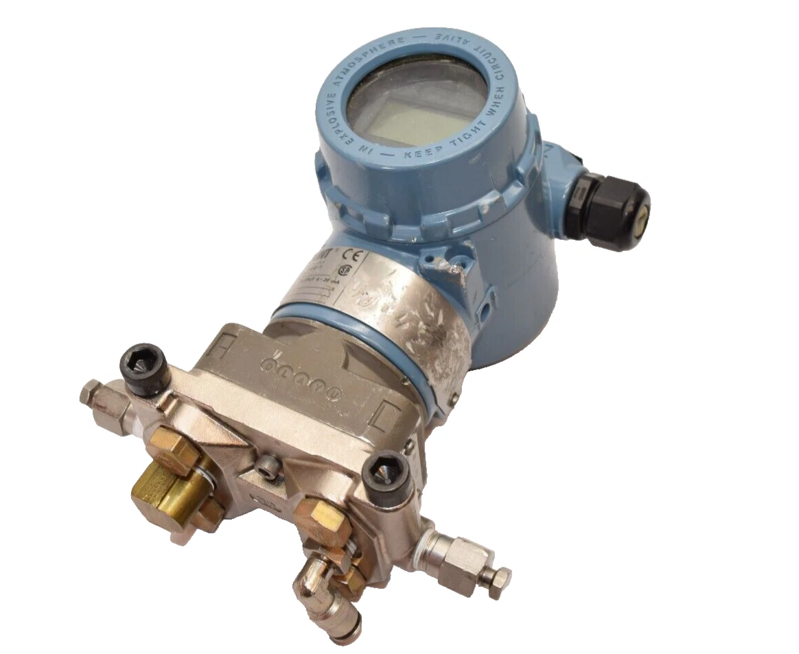 Used ROSEMOUNT 3051CD4A52A1AM5 3626psi 250Bar Smart Pressure Transmitter *No Rear Cap