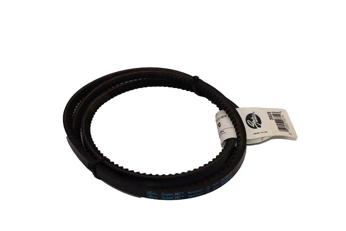 Gates 3VX670 , 9412-0670 Super HC Vextra Cogged V-Belt USA (New)