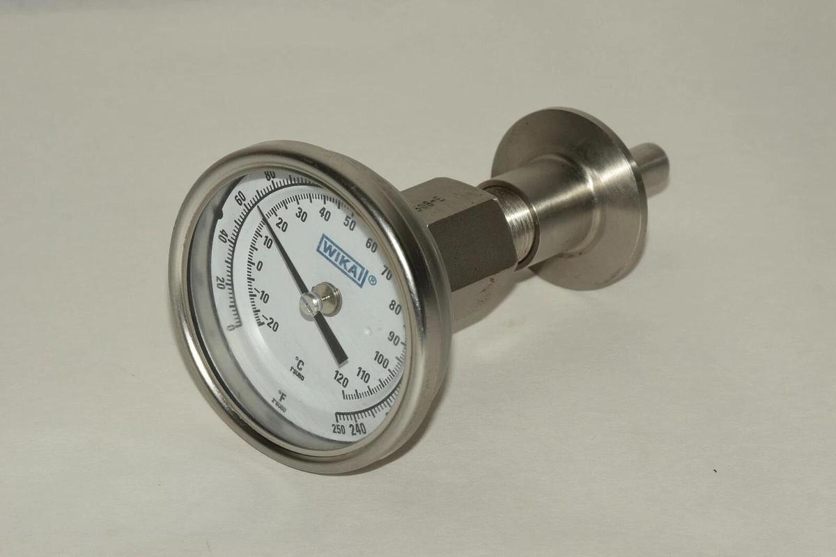 Used WIKA MBM-T5 0-240°F -20-120°C 3" Face Temperature Gauge