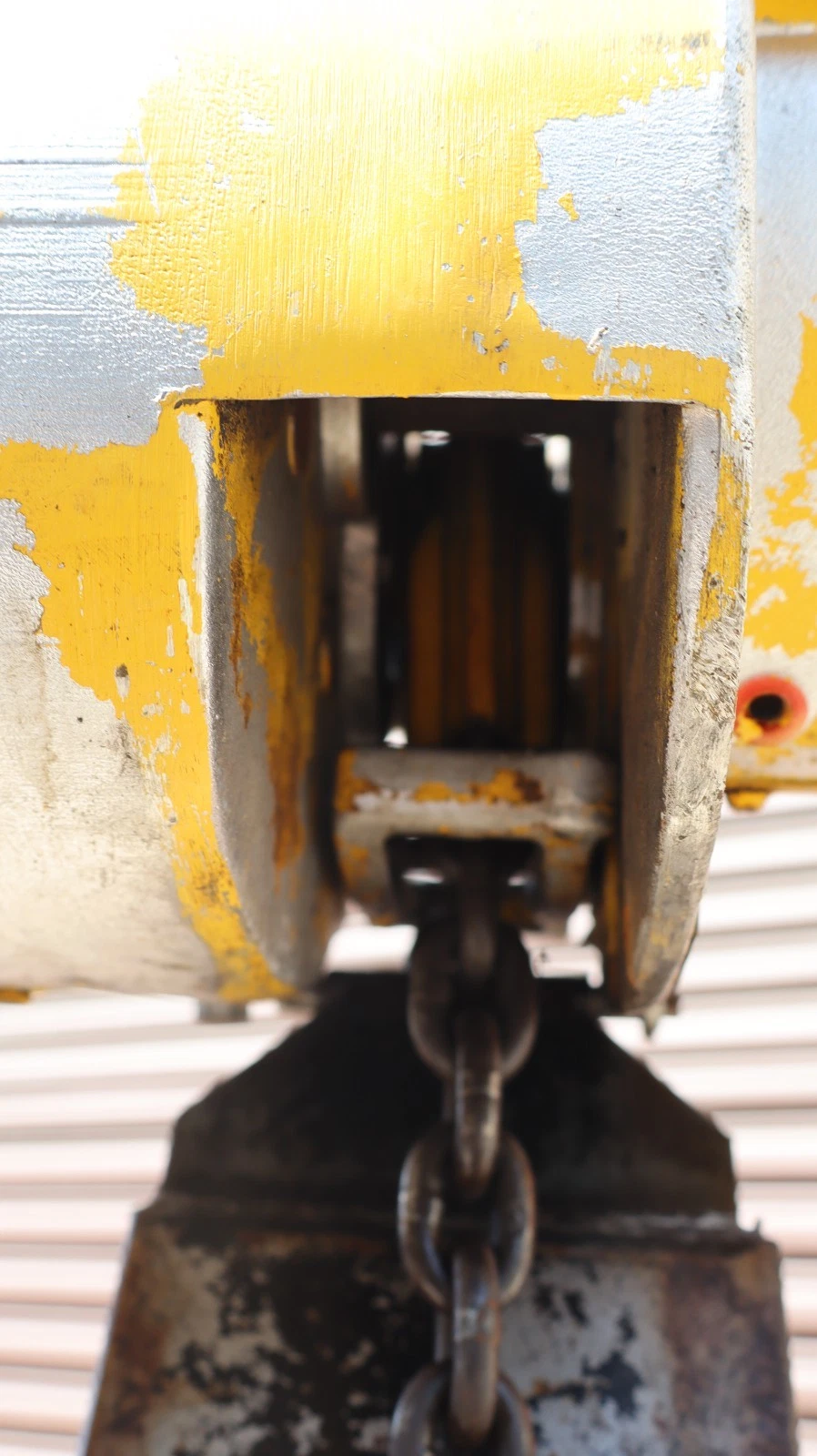 Used Budgit Chain Hoist 1 Ton 2000lb K-356-2 309826-87A  10" Chain Drop 230/460v 3ph