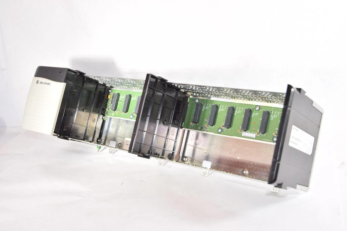 Used ALLEN BRADLEY 1756-A13 Ser. B 13 Slot Chassis W/ 1756-PA72/C Power Supply