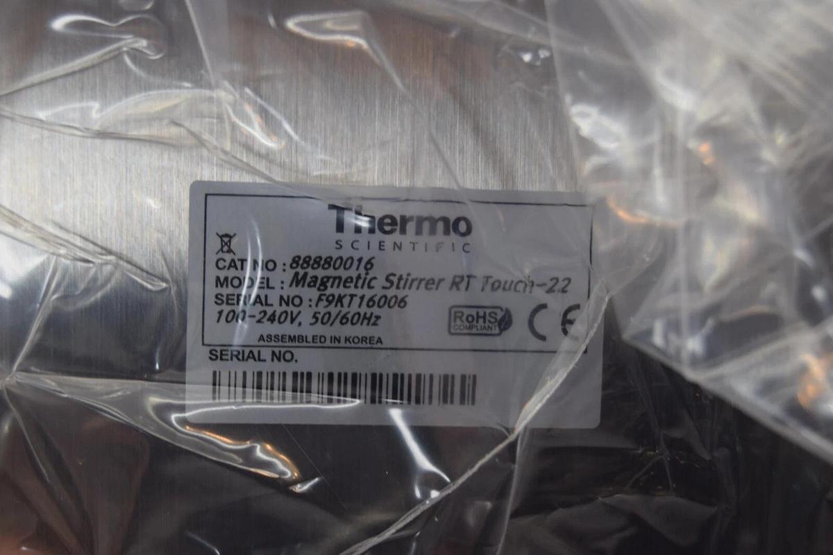 Thermo Scientific 88880016 Magnetic Stirrer RT Touch-22 100-240v  (NEW)