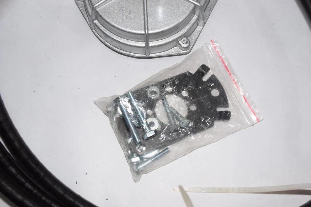 (NEW) R RUR Quick Connect Rotary Steering Systems W/Stainless Steering Wheel 16'