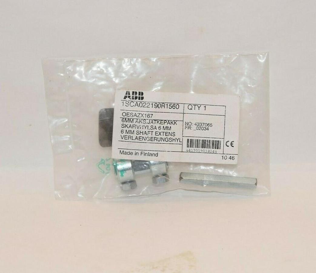 (NEW) ABB 1SCA022190R1560 6mm Shaft Extension