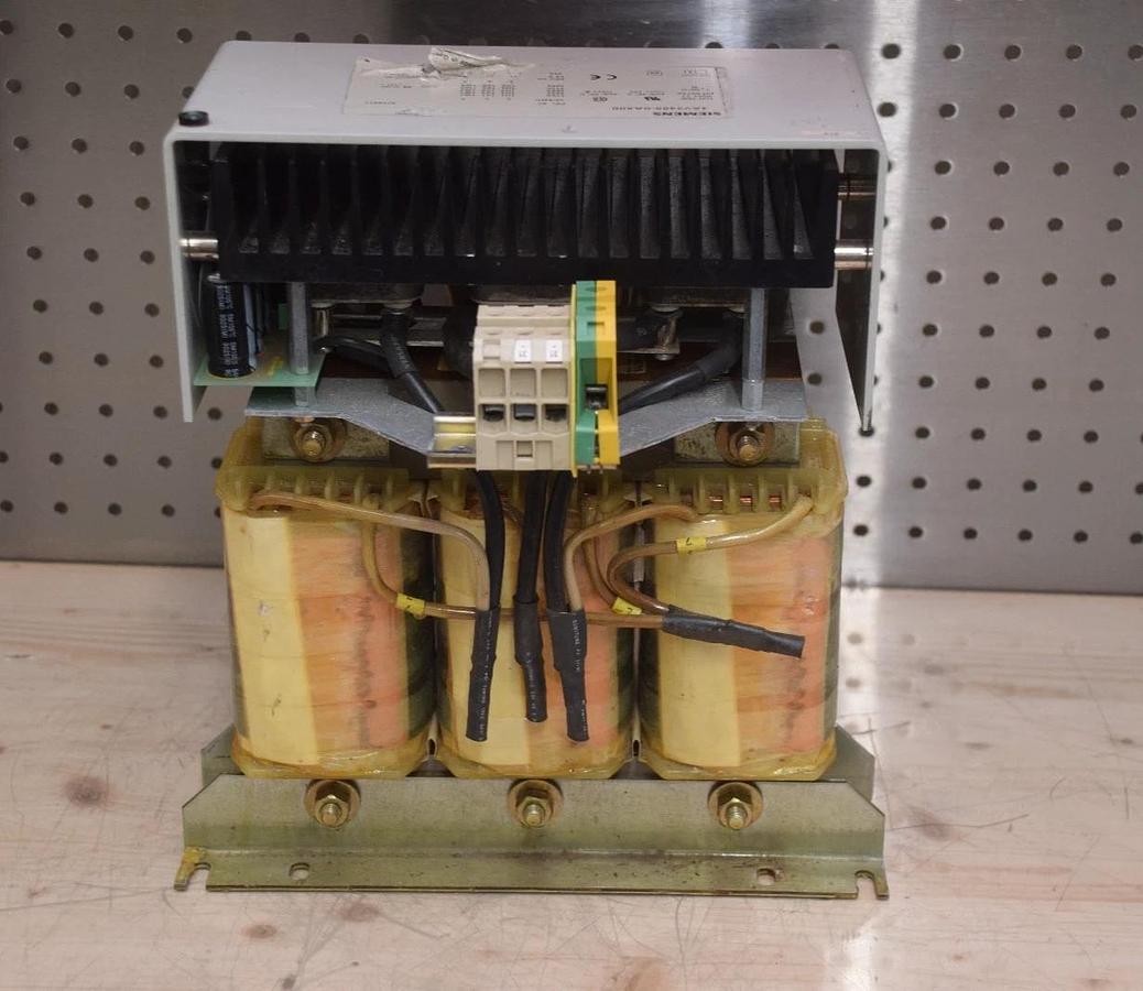 Used SIEMENS AC to DC TRANSFORMER 4AV3495-0AX00, 575V 50/60HZ 24VDC, 480V 460V 40A