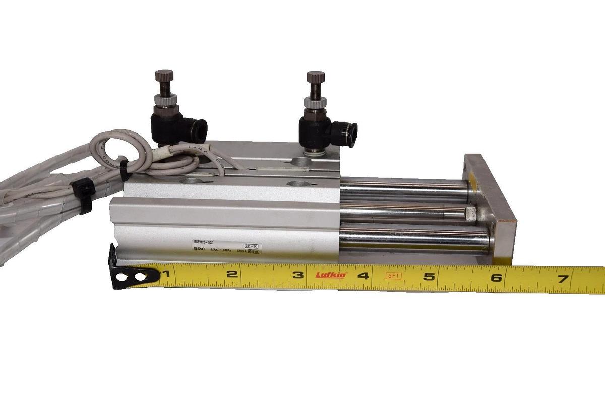 Used SMC MGPM20-50Z 1.0MPa Linear Slide