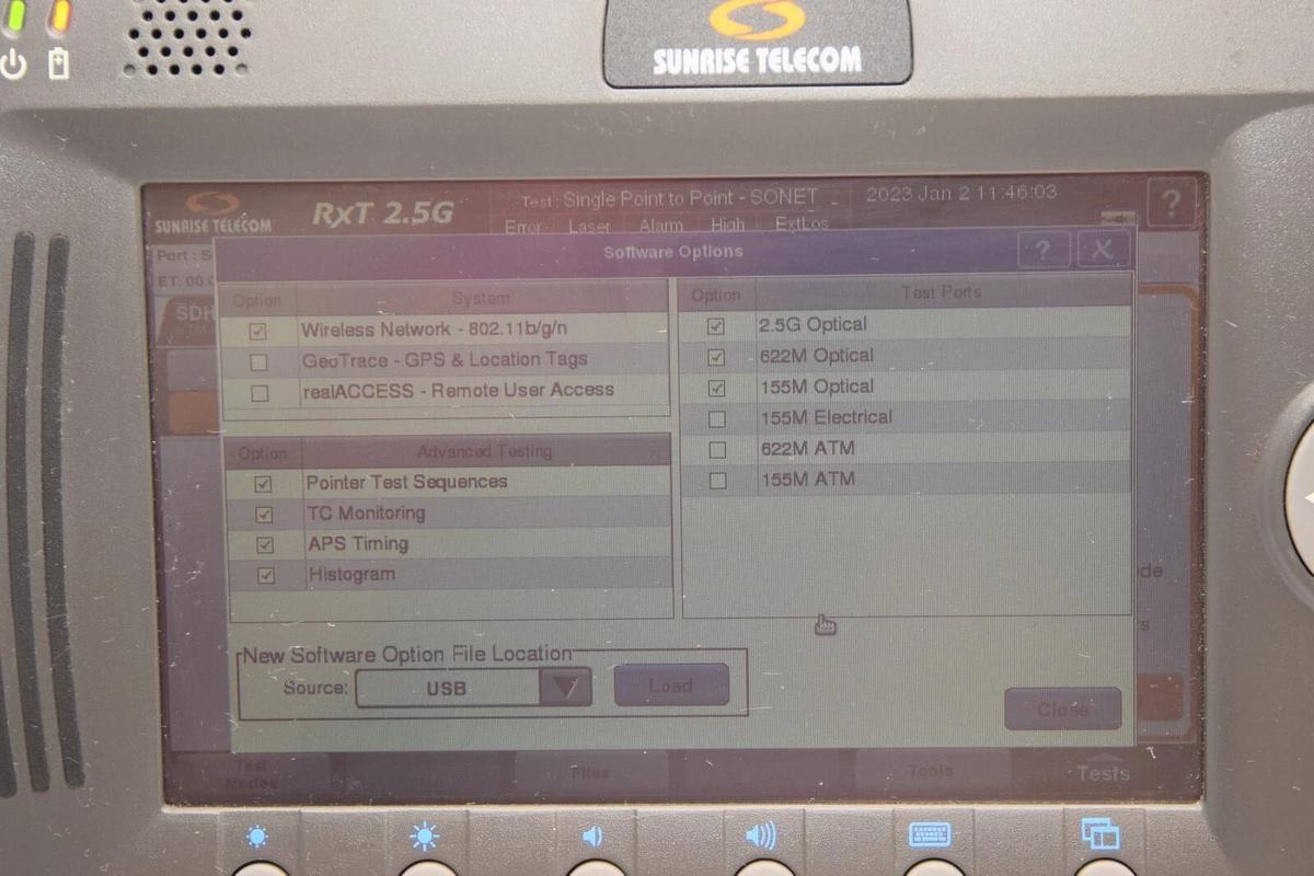 Used Sunrise Telecom RxT-1000  RxT-2000A Test Platform Adapter Wifi 2.5G MTT Modules