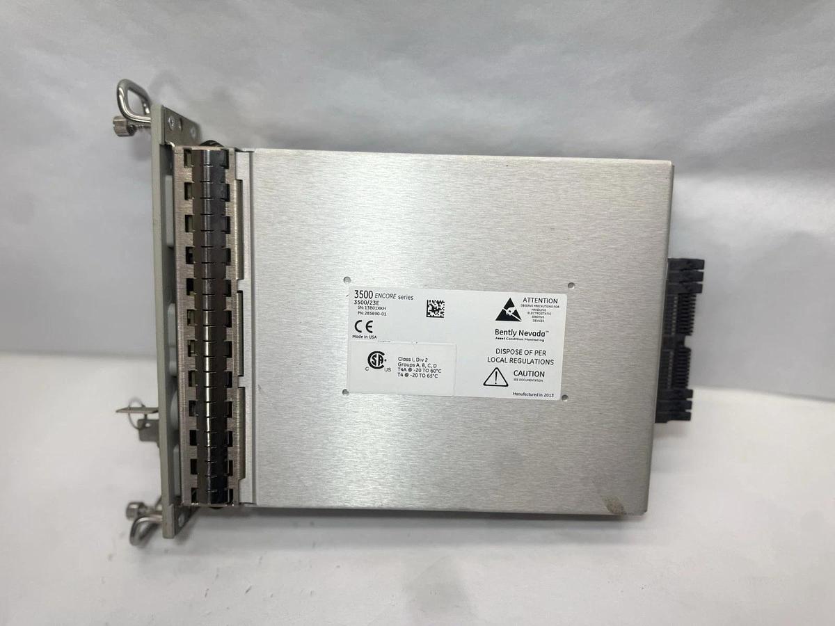 Refurbished Bently Nevada 3500/23E Transient Data Interface PLC Module w/ Key 3500