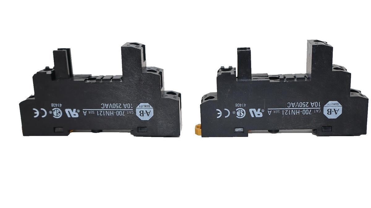 Allen Bradley 700-HN121 Series A 10A 250Vac Relay Socket (New - Lot of 2)
