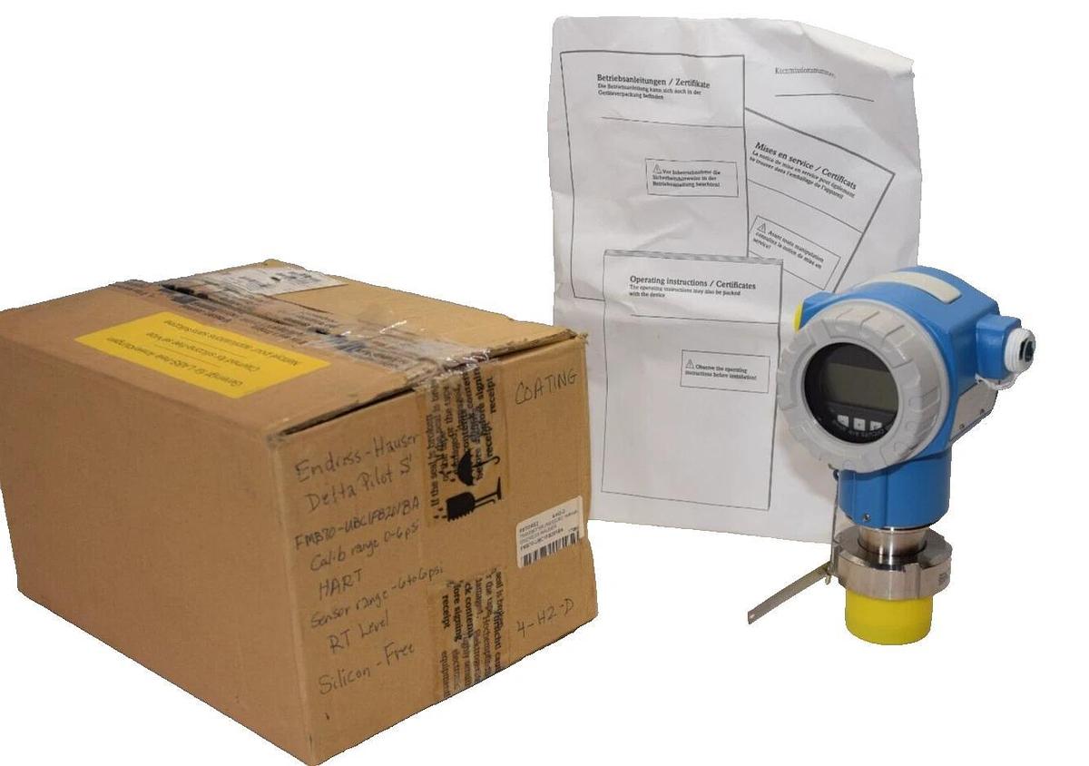 (NEW) ENDRESS + HAUSER FMB70-UBC1FB201LBA# 79.5psi Deltapilot S Pressure Sensor