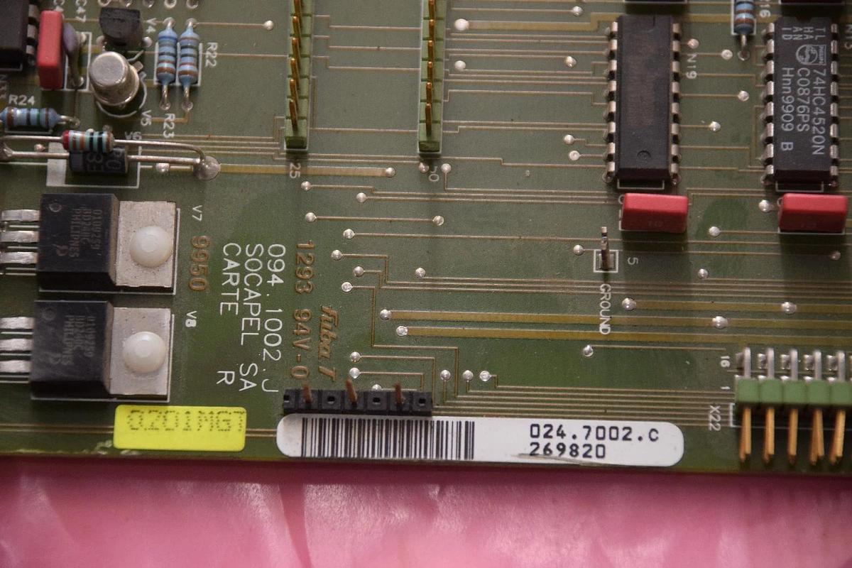 Used Socapel 024.7002.A Servo Drive Control PCB Card  024.7002A, 024.7002 ST1 10-310