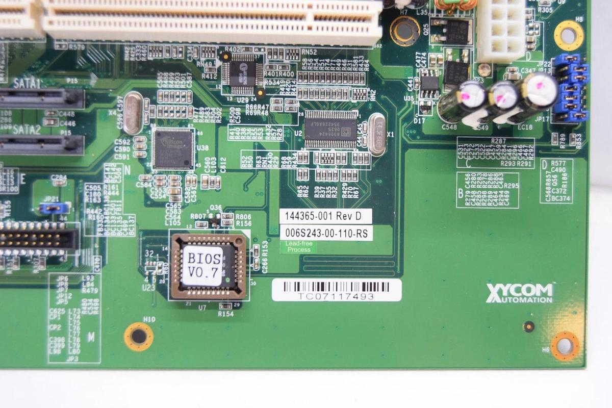 Used Xycom Motherboard AIM4 V1.10 144365-001 S243 V1.10 , TC07117493