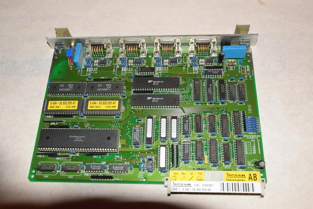 Used Trutzschler PLC Module SNB 1 9 494-59.430.000 AA  PCB Board SNB1