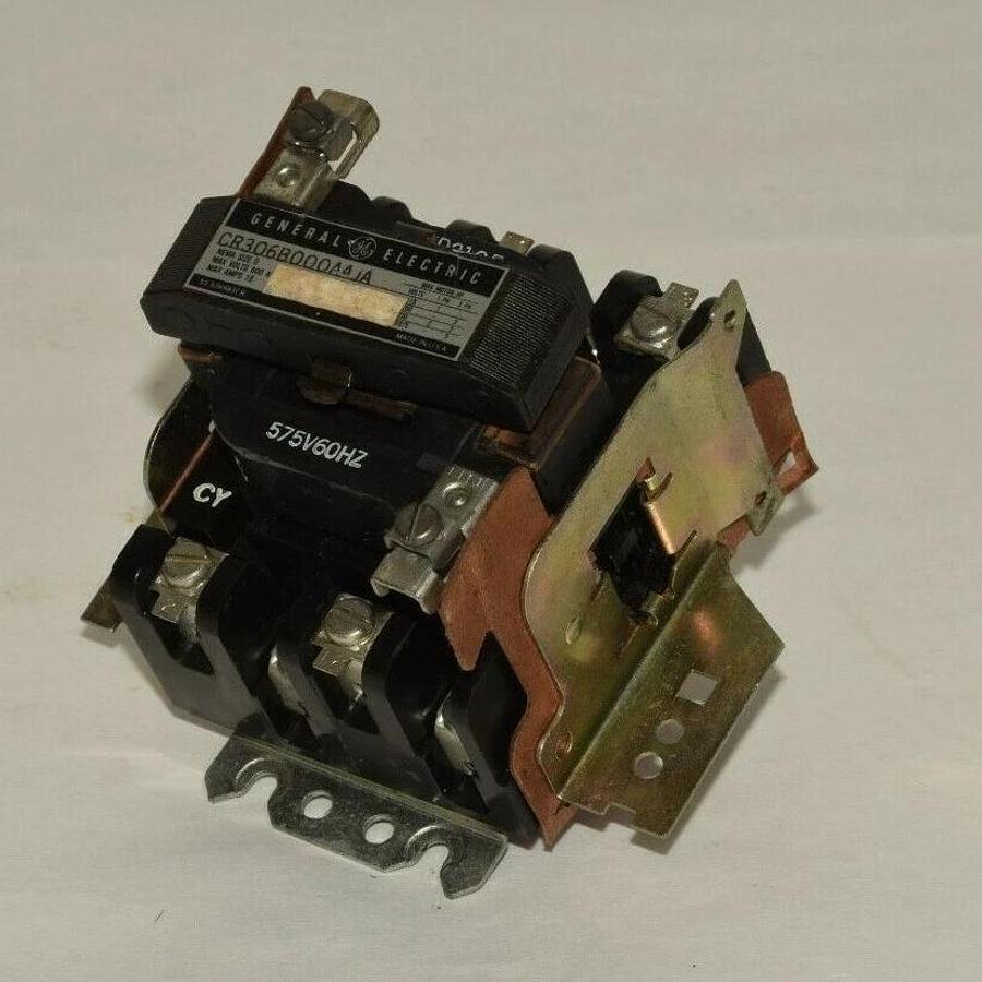 Used GENERAL ELECTRIC CR306B000AAJA Size 0 575V 600Vac 18A Starter