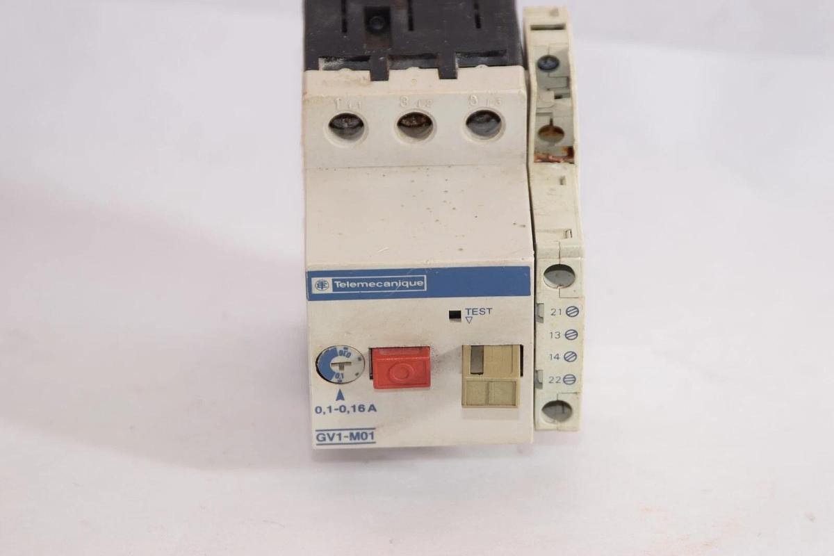 Used TELEMECANIQUE GV1-M01 GV1M01 0.1-0.16A Motor Starter