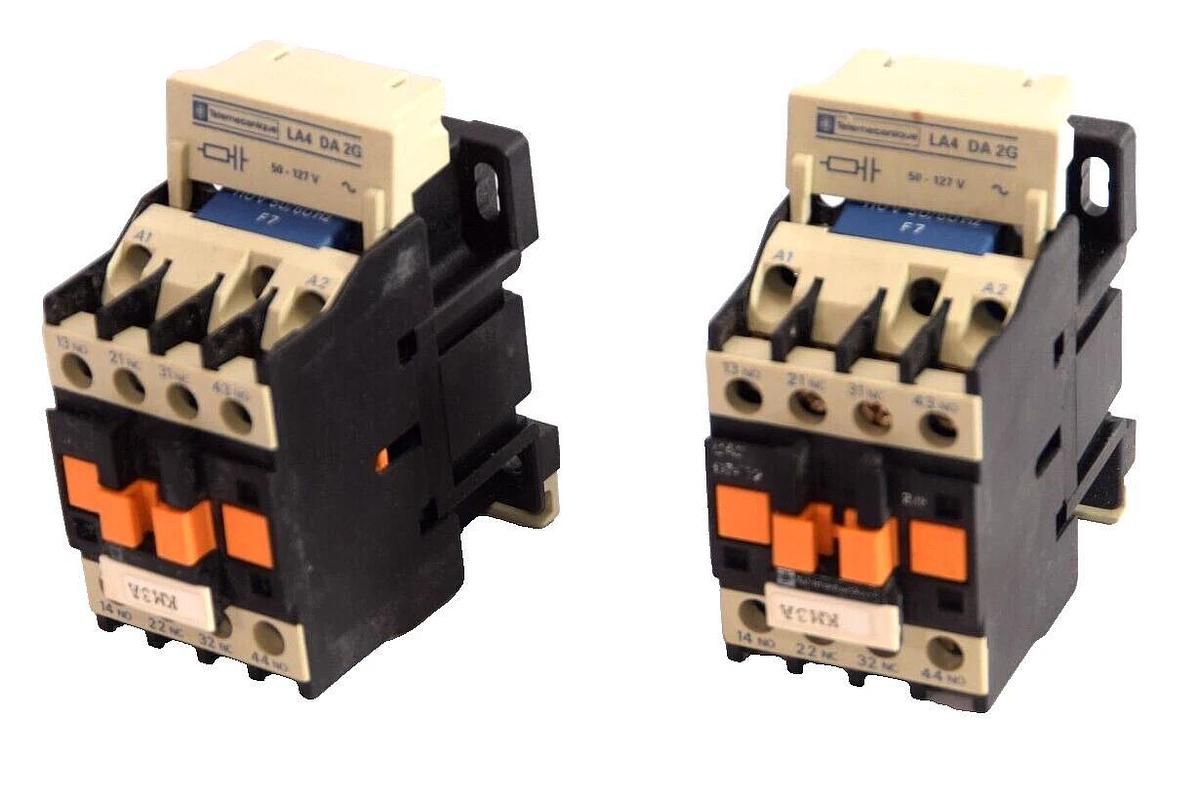Used (Lot of 2) TELEMECANIQUE CA2-DN22 110V Coil Contactor