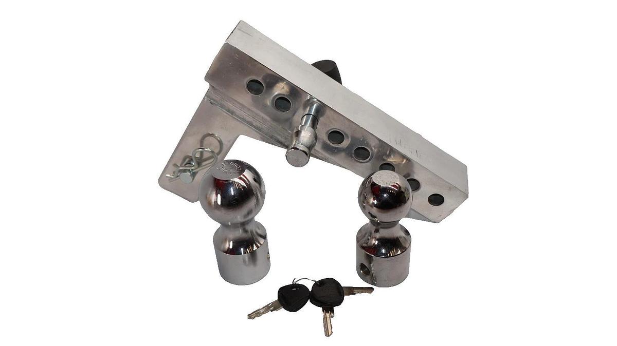 Uriah UT623411 12,000lb 8" Drop Adjustable Ball Mount Hitch 2" "Parts incomplete