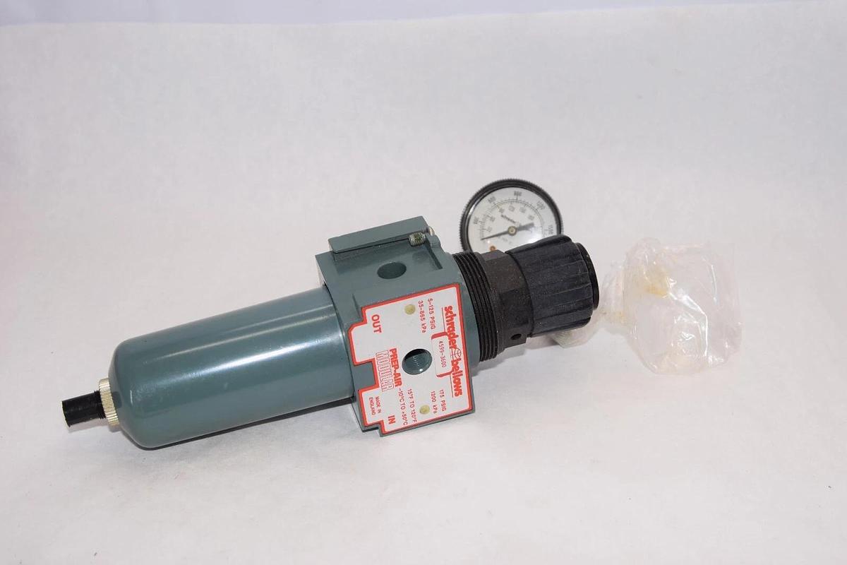 (NEW) SCHRADER BELLOWS 4599-3600 5-125psig 15-120F Prep-Air Modular Lubricator