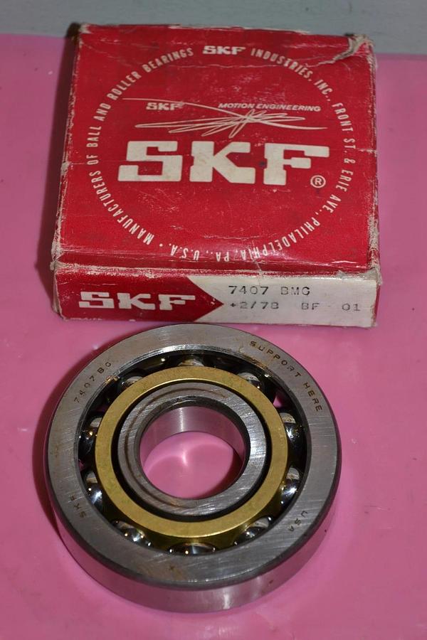 SKF BEARING 7407 BMG 7407BMG 7407 BG BORE 1 3/8" NEW