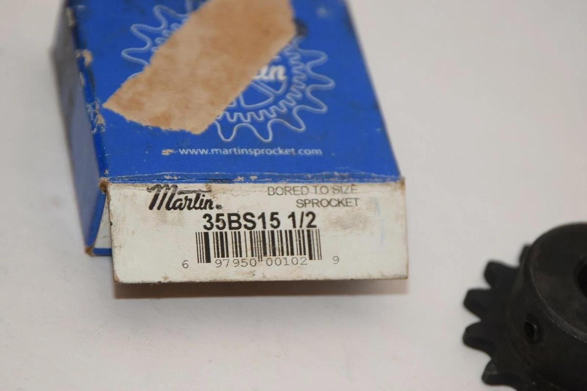 (NEW) MARTIN 35BS15 1/2 15 Teeth 1/2" Bore Sprocket