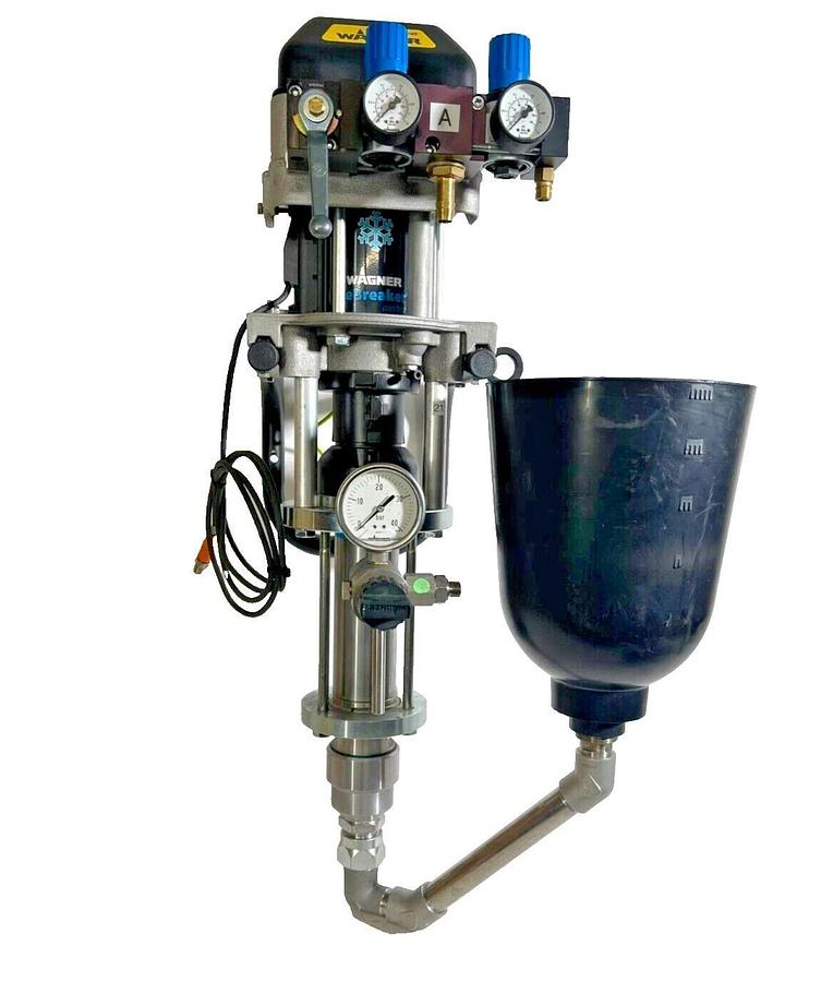 Used Wagner Wildcat Icebreaker 10-70LP Low Pressure Piston Pump 10-70-LP 10:1 4.0MPa