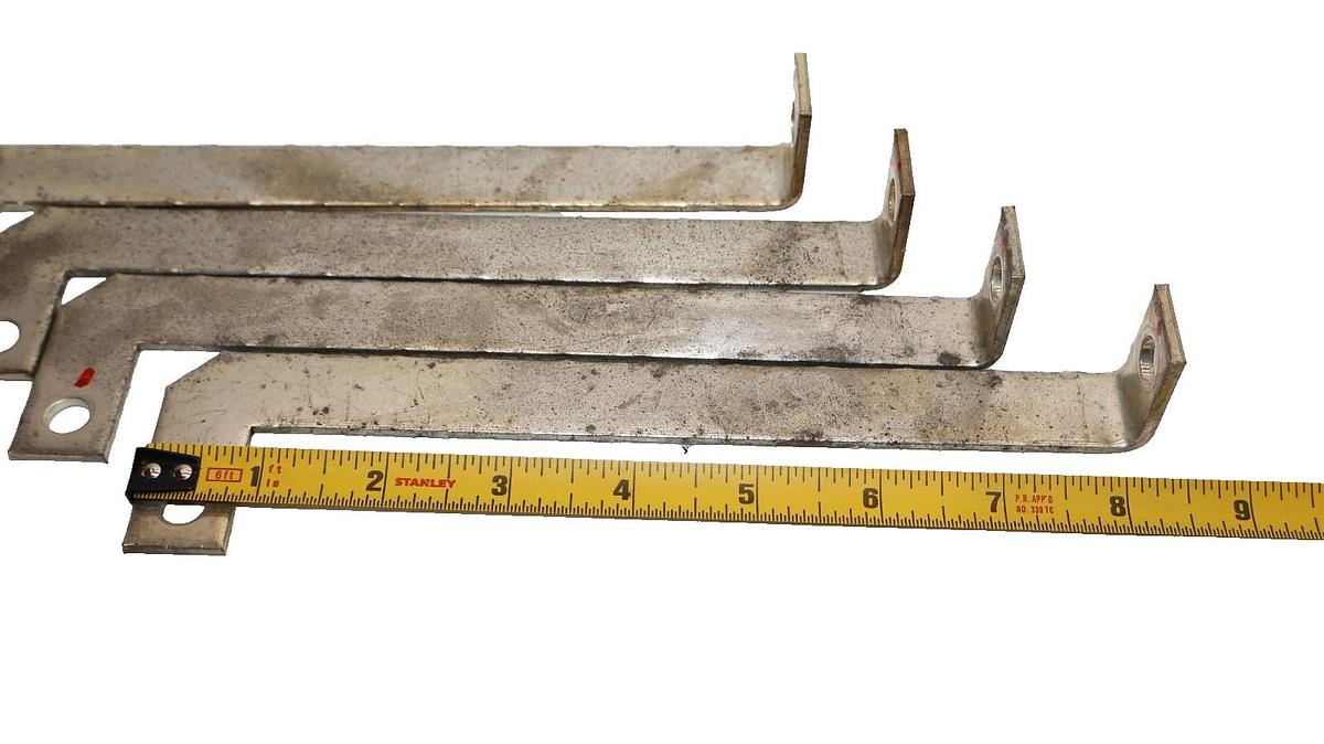 Used 8-1/4" x 3/4" x 1/8" Copper Buss Bar (Lot of 4)