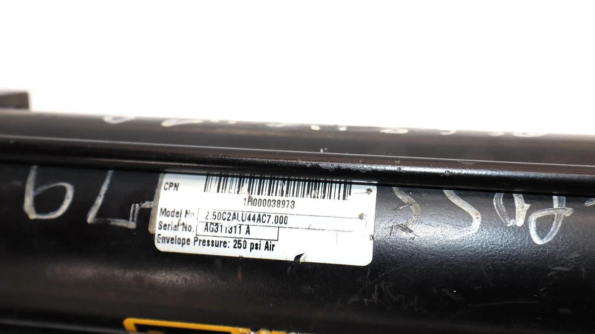 Refurbished Parker 2.50C2ALU44AC7.000 2-1/2" Bore 250psi 7" Stroke Pneumatic Cylinder