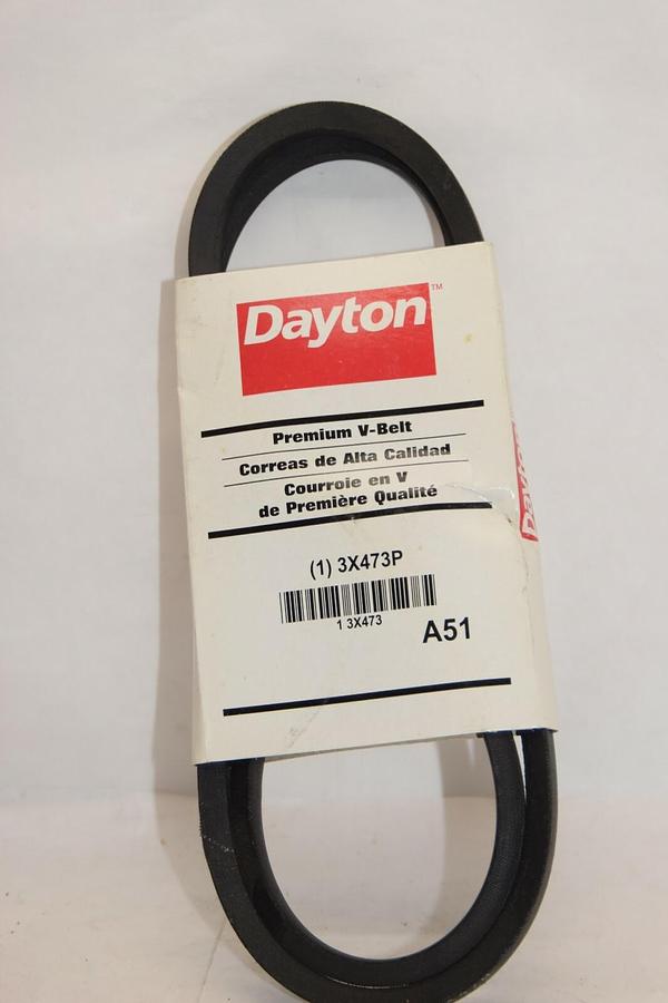 (NEW) DAYTON 3X473P Premium V-Belt