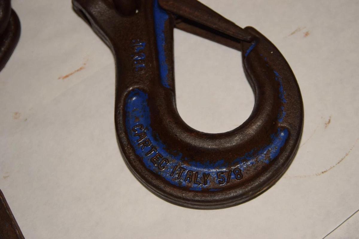 Used Cartec 5/8" CBX16 16-10 CLX16 5/8" Chain Lifting Sling 1" Master Link M-1613-10