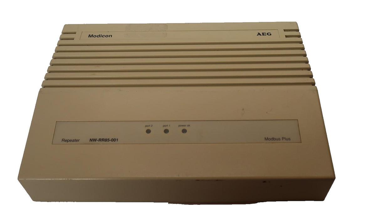 Used AEG Modicon Repeater Assembly Module NW-RR85-001 , NWRR85001 (Cosmetic Dmg)
