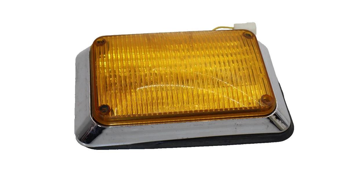 Used Whelen Linear Super LED Amber Cover 600 Series 60A02SAR 01-06841262A00 12Vdc
