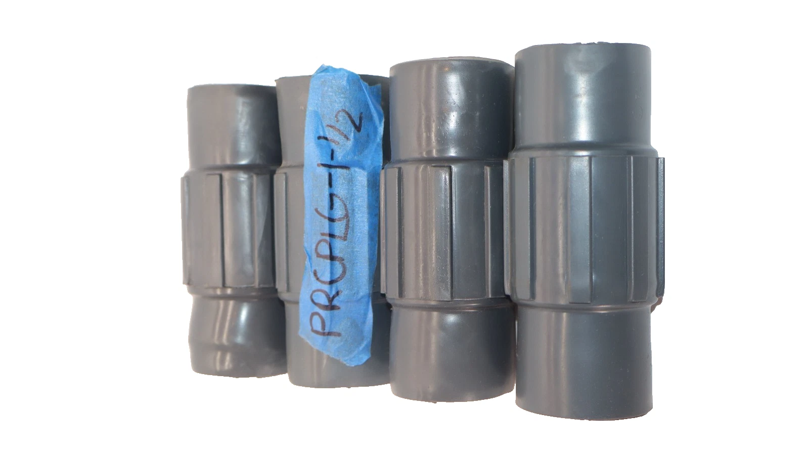 (NEW 4) ROBROY PRCPLG-1-1/2 Plasti Conduit Body Straight Fitting Coupling Red